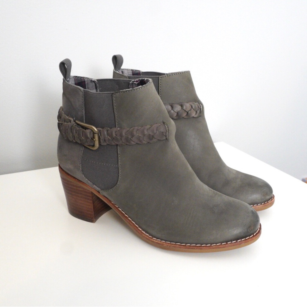 Sperry Top Sider Liberty Leather Ankle Booties EUC Sz 6.5 Boho Western Country